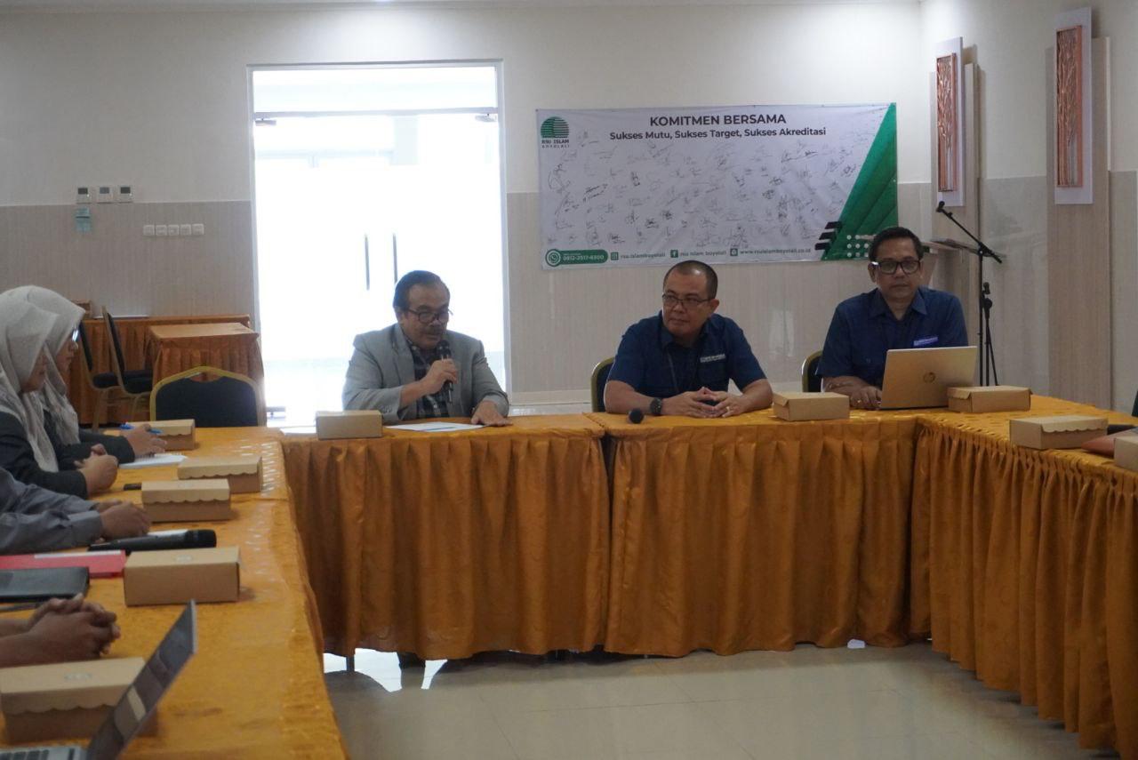 Kegiatan verifikasi trust mark terhadap RSU Islam Boyolali oleh BPJS Kesehatan Cabang Boyolali.