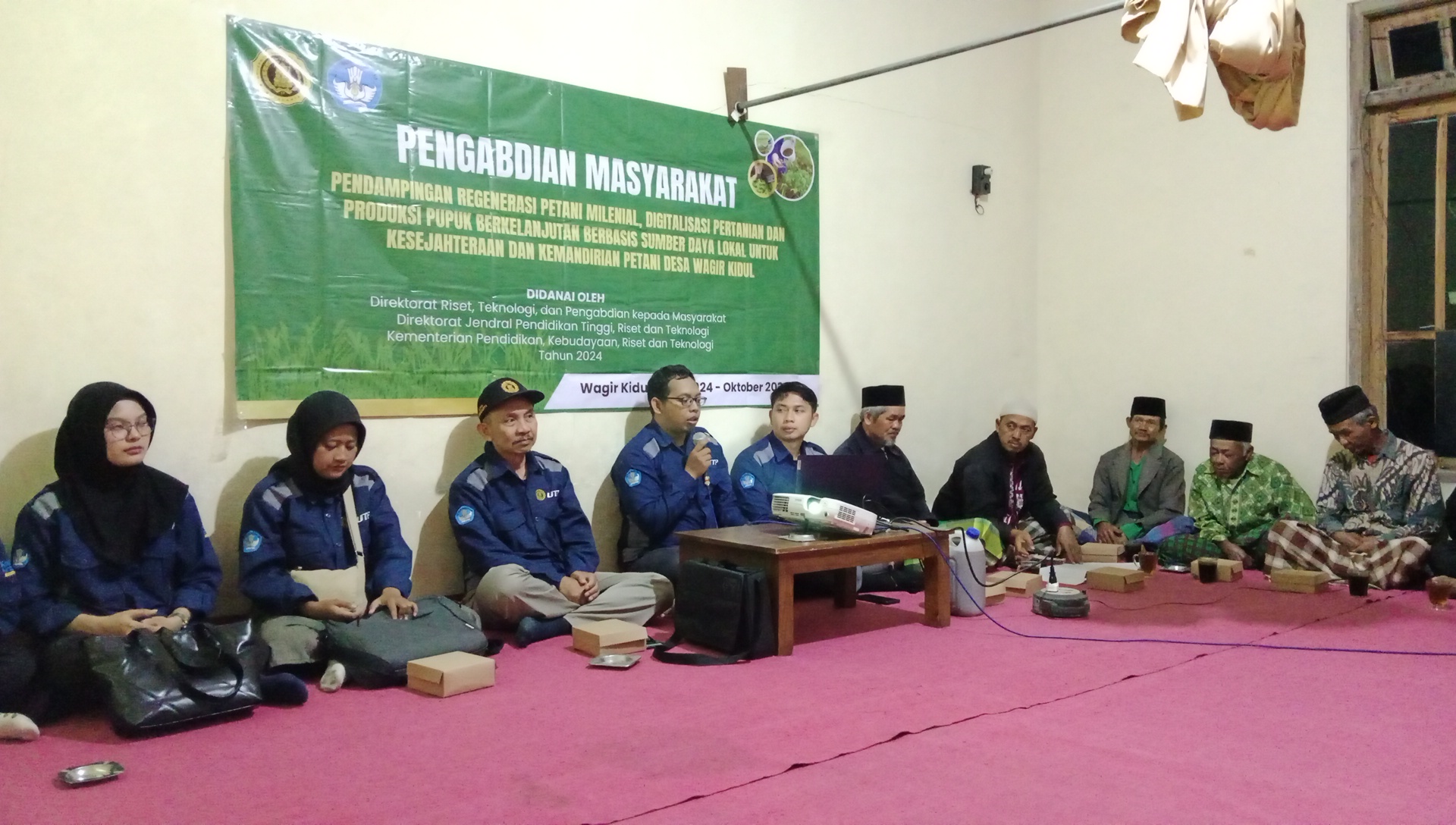 Kegiatan pengabdian masyarakat UTP Surakarta mendapat apresiasi dari Gapoktan Desa Wagir Kidul.