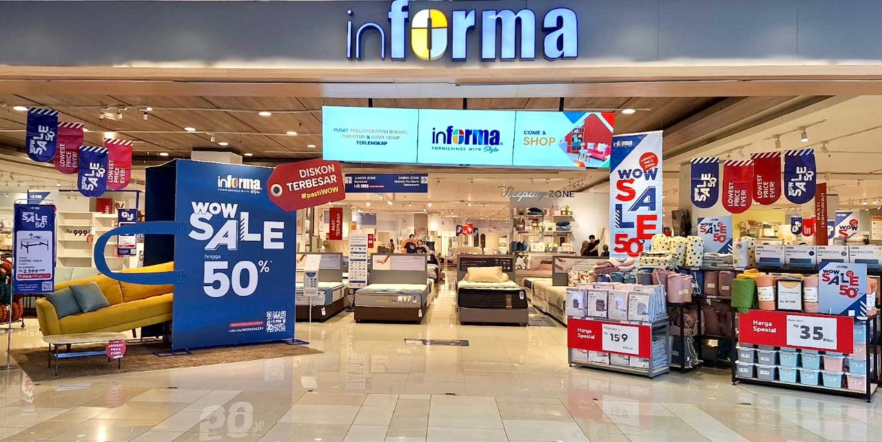 Dapat harga menarik berbagai furnitur dan produk dekorasi ruangan favorit dalam program istimewa tahunan WOW SALE #pastiWOW.