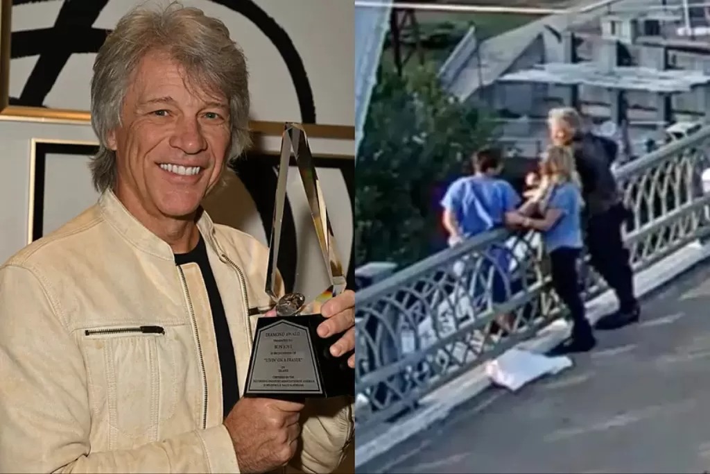 Aksi Bon Jovi berhasil menyelamatkan nyawa perempuan yang hendak bunuh diri.