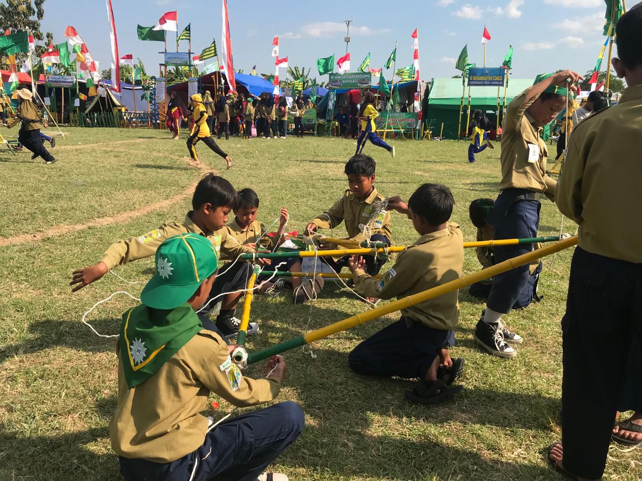 Jamda Perkemahan Ceria Pandu Athfal ke VII di Lapangan Gombang, Sawit, Boyolali ini digelar Jumat-Minggu (13-15/9/2024).