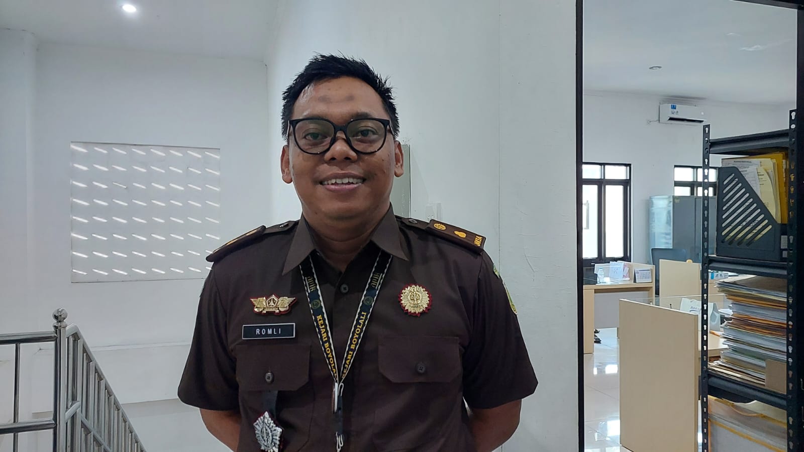 Kasi Pidsus Kejari Boyolali Romli Mukhayatsyah.
