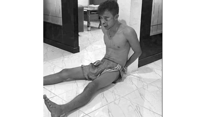 Penampakan Indra Septiarman, pelaku pembunuhan Nia Kurnia Sari, gadis penjual gorengan di Padang Pariaman, Sumatera Barat.