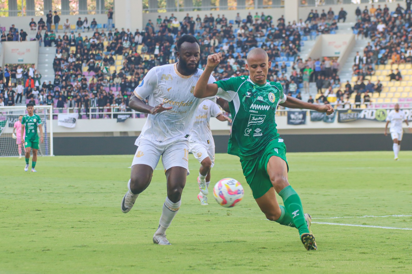 Laga PSS Sleman melawan Arema FC di Stadion Manahan, Jumat (20/9).