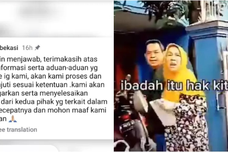 Viral aksi ASN Disparbud Kota Bekasi tolak umat kristen ibadah di rumah.
