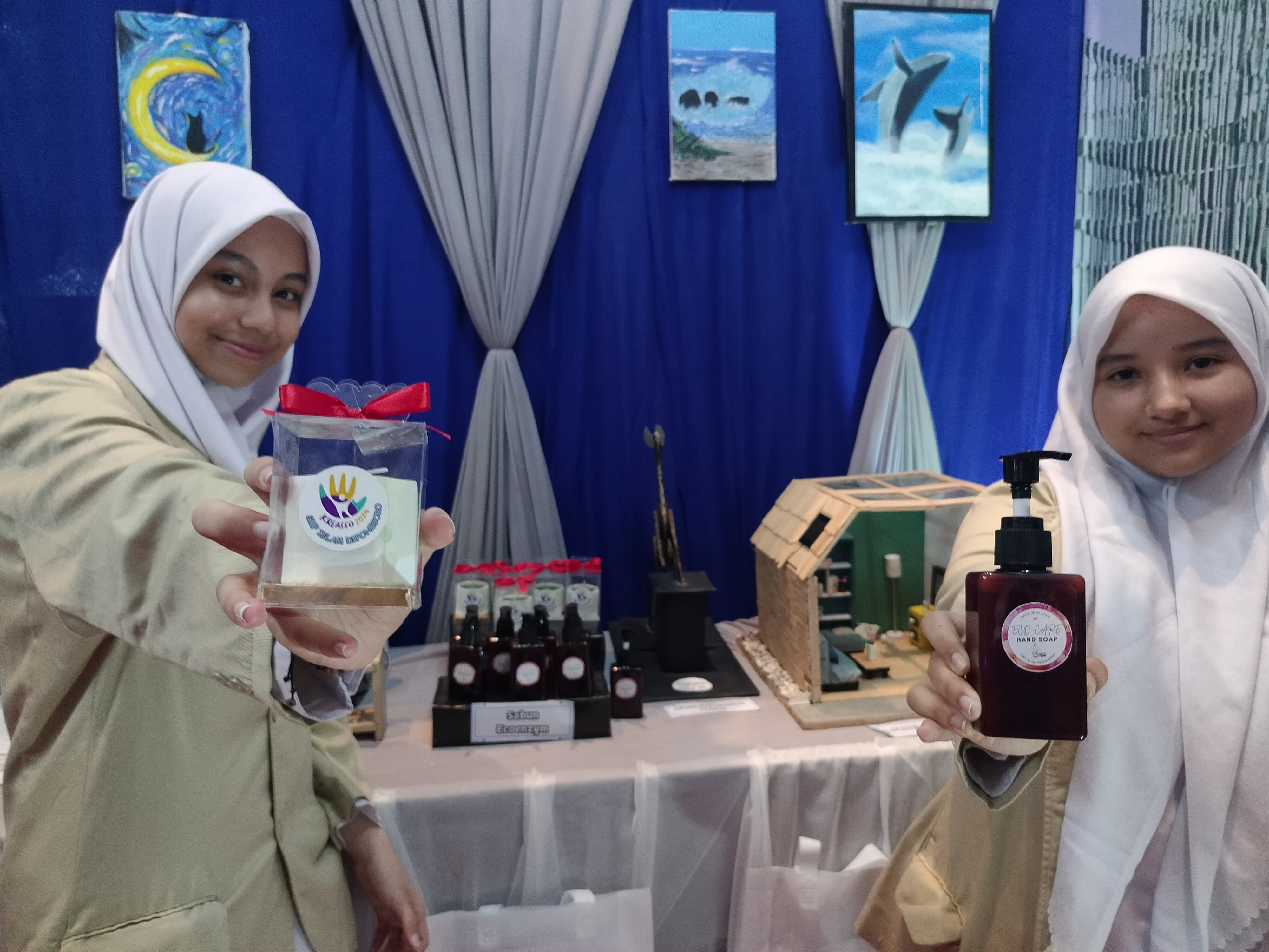 Sabun dari limbah dapur karya SMP Islam Diponegoro Solo. (Ist)