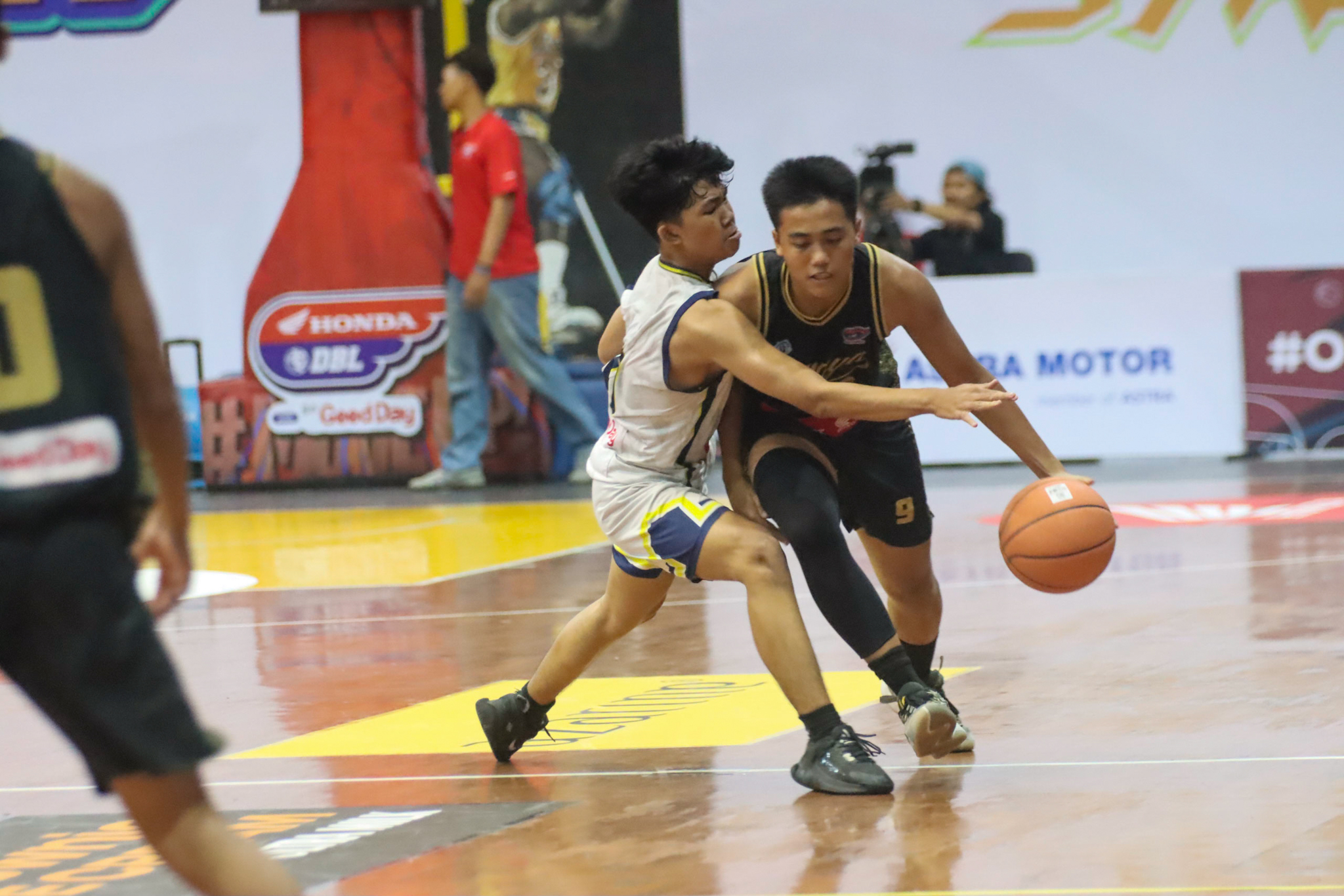 SMAN 2 Purbalingga saat melawan&nbsp;SMA Al Islam Surakarta di Sritex Arena, Kamis (26/9).