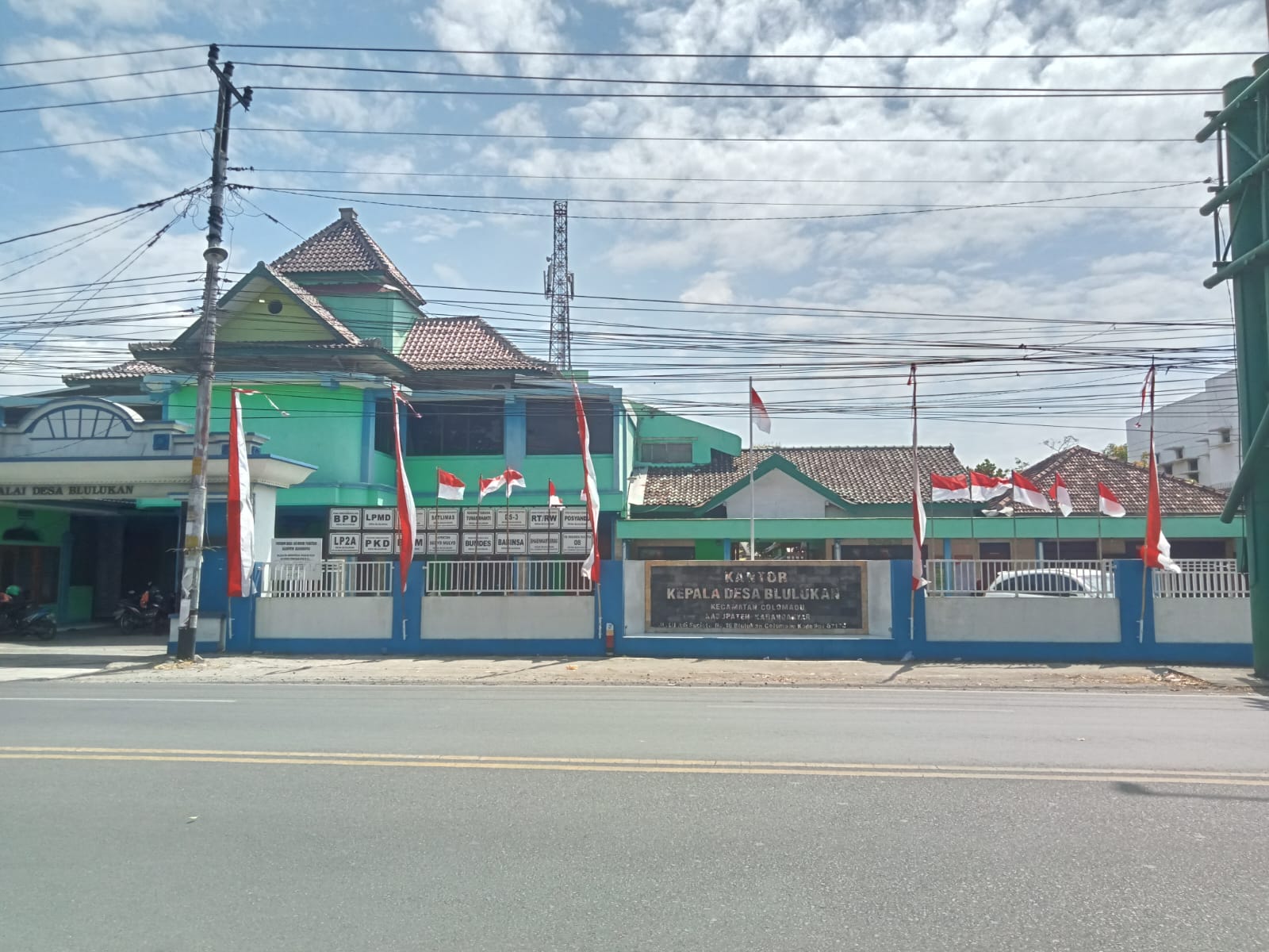 Kantor Kepala Desa Blulukan di Kecamatan Colomadu, Karanganyar. (Dhea Putri Suseno/Radar Solo)