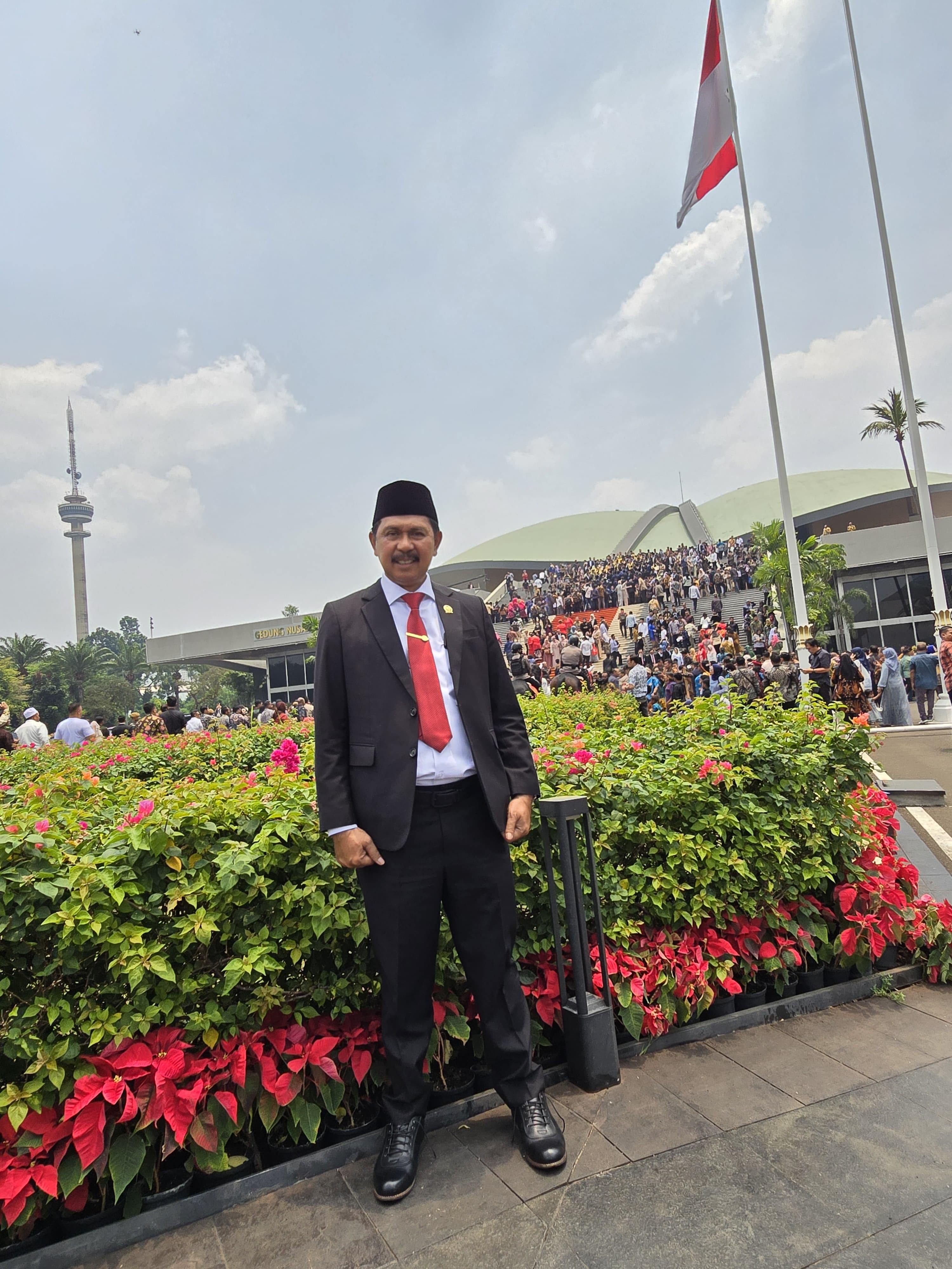 Sriyanto Saputro saat dilantik sebagai anggota DPR RI. (Dokumentasi Pribadi)