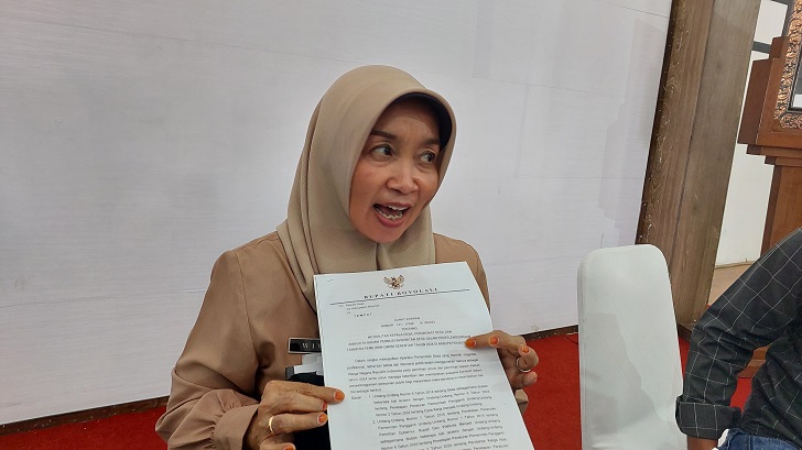 Sekda Boyolali Wiwis Trisiwi Handayani jelaskan tentang tata cara pencairan Bankeudees 2024,