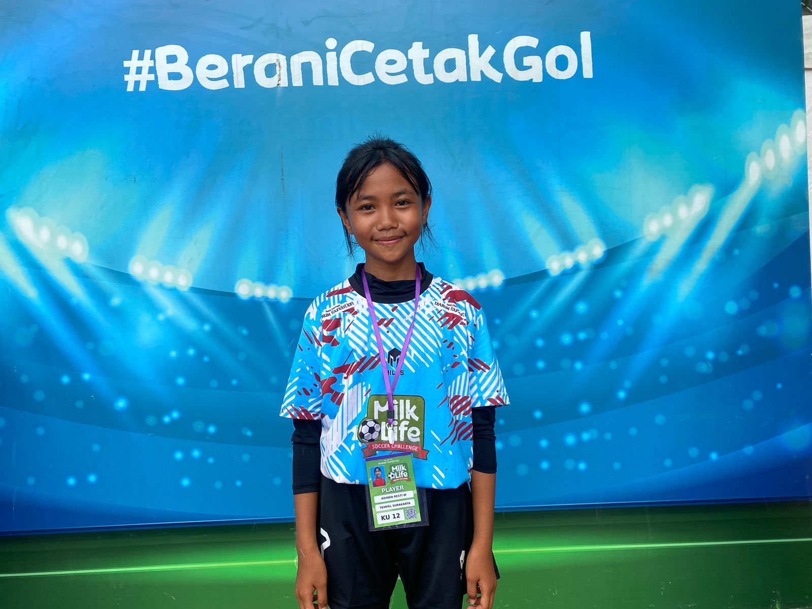 Adik dari Eks Persis Women unjuk gigi kembali di kompetisi sepakbola putri di Lapangan Kota Barat, Sabtu (19/10).