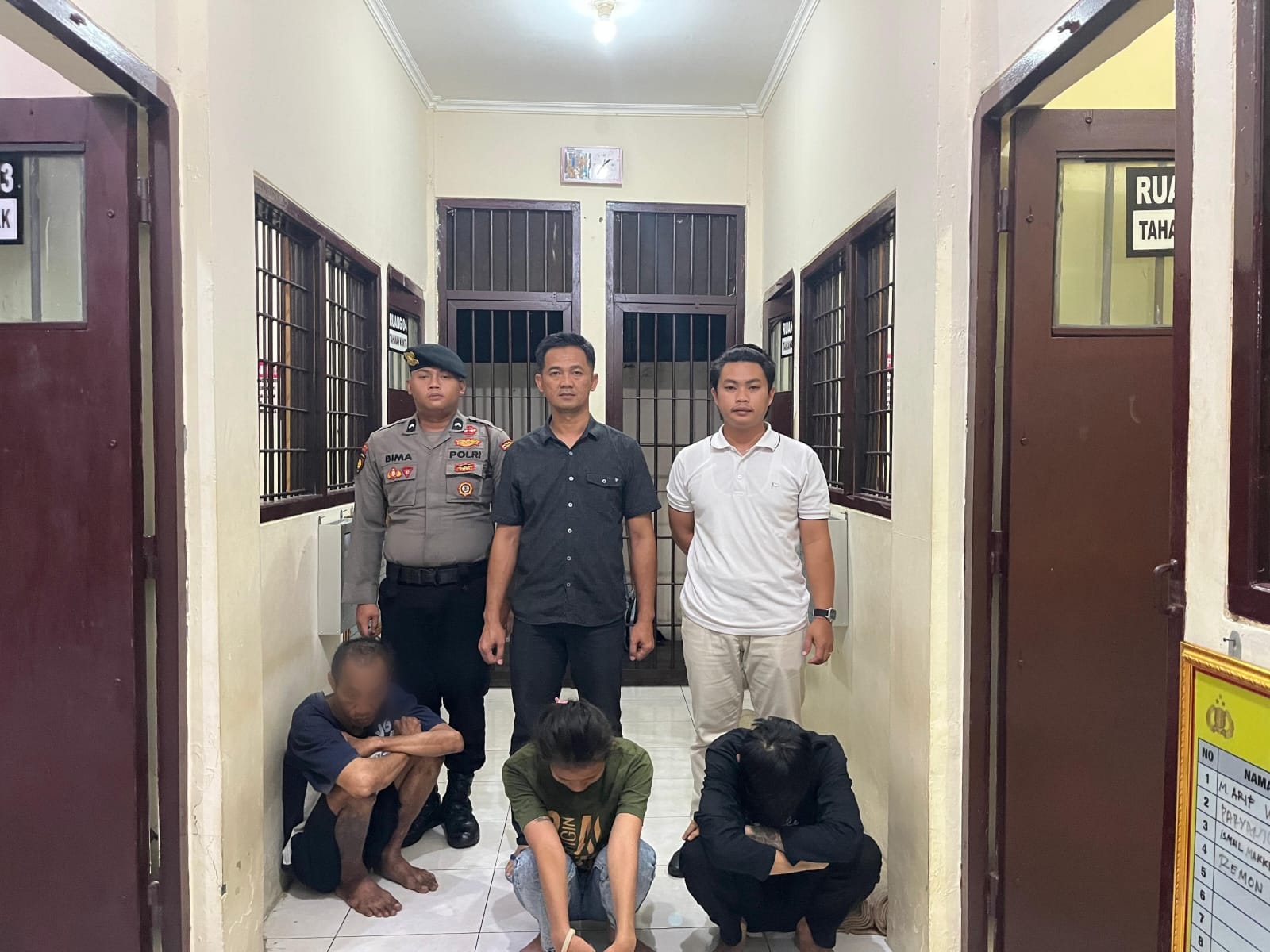 Tiga warga Klaten diamankan polisi atas kasus penyalahgunaan narkotika belum lama ini.