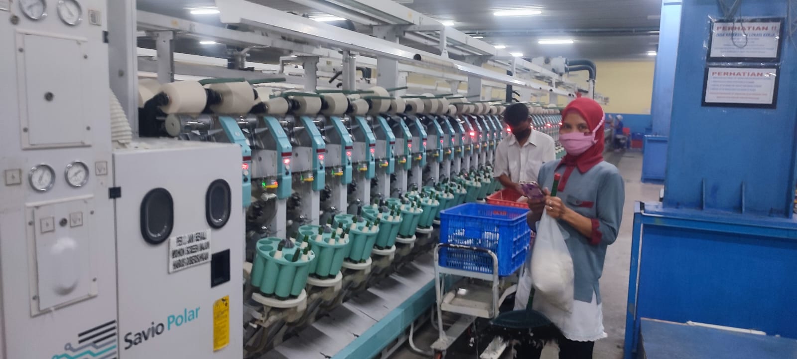 Salah satu perusahaan tekstil di Sragen. (Ahmad Khairudin/Radar Solo)