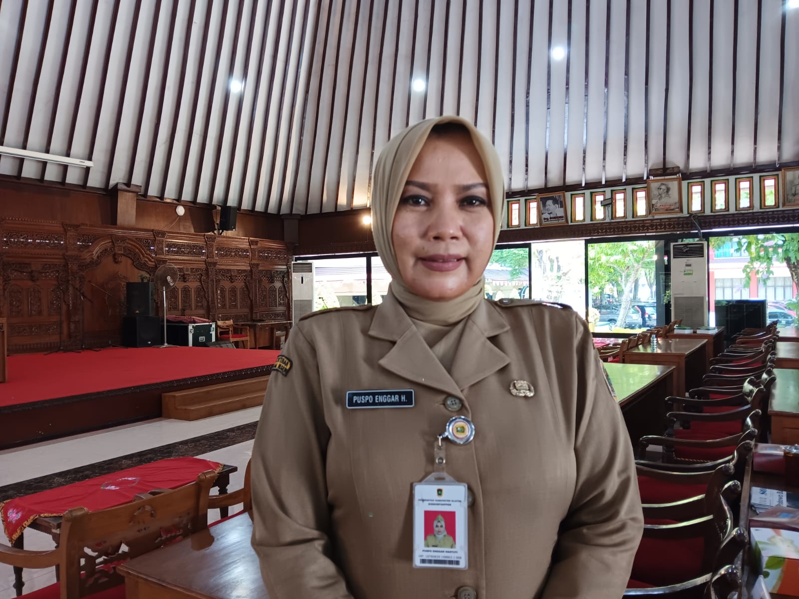 Kepala Dinsos dan P3APPKB Klaten Puspo Enggar Hastuti
