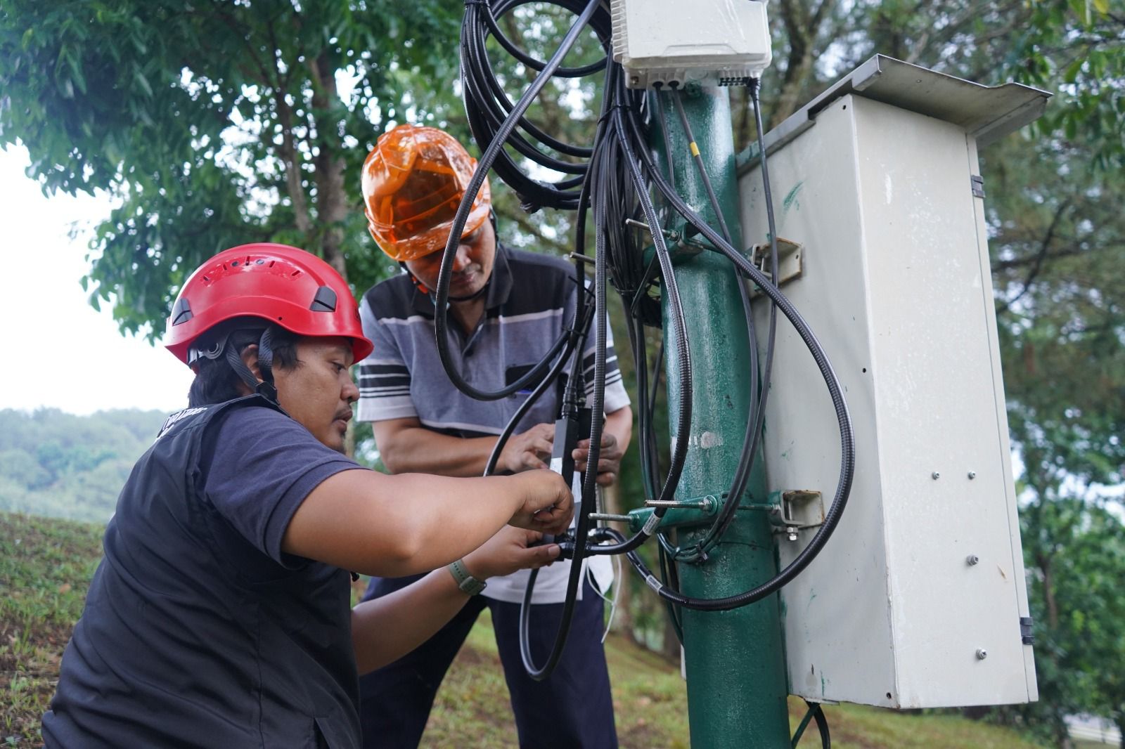 Optimalisasi jaringan demi menunjang kegiatan Retreat Kabinet Merah Putih 2024.