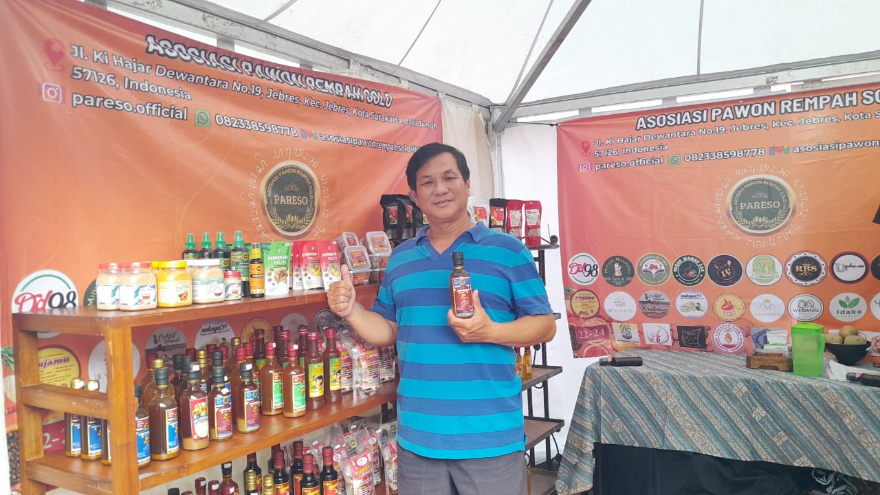 Wakil Ketua Asosiasi Pawon Rempah Solo Suwandi (Maulida Afifa/Radar Solo)