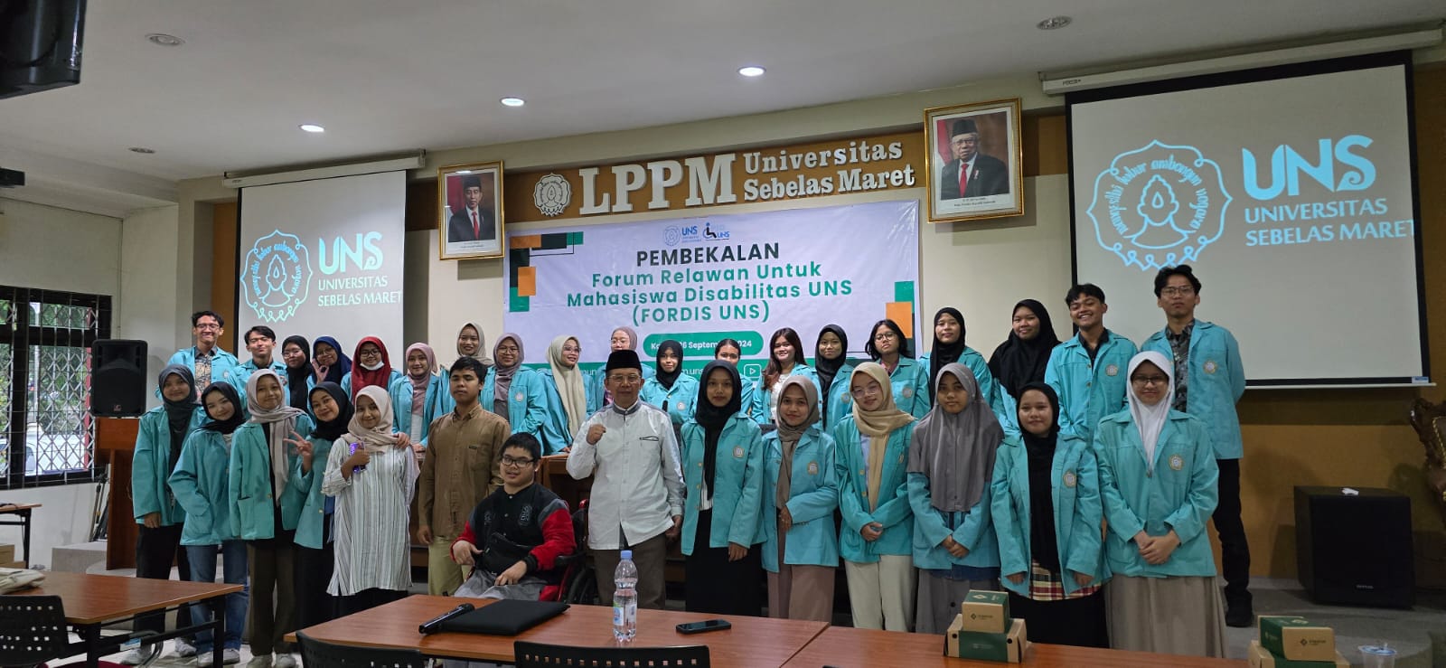 Pembekalan bagi anggota Fordis UNS, belum lama ini.