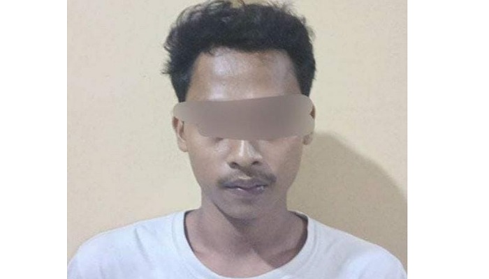 AS alias Arif yang ditangkap Polres Sragen karena taruhan secara online. (Dokumentasi Pribadi)