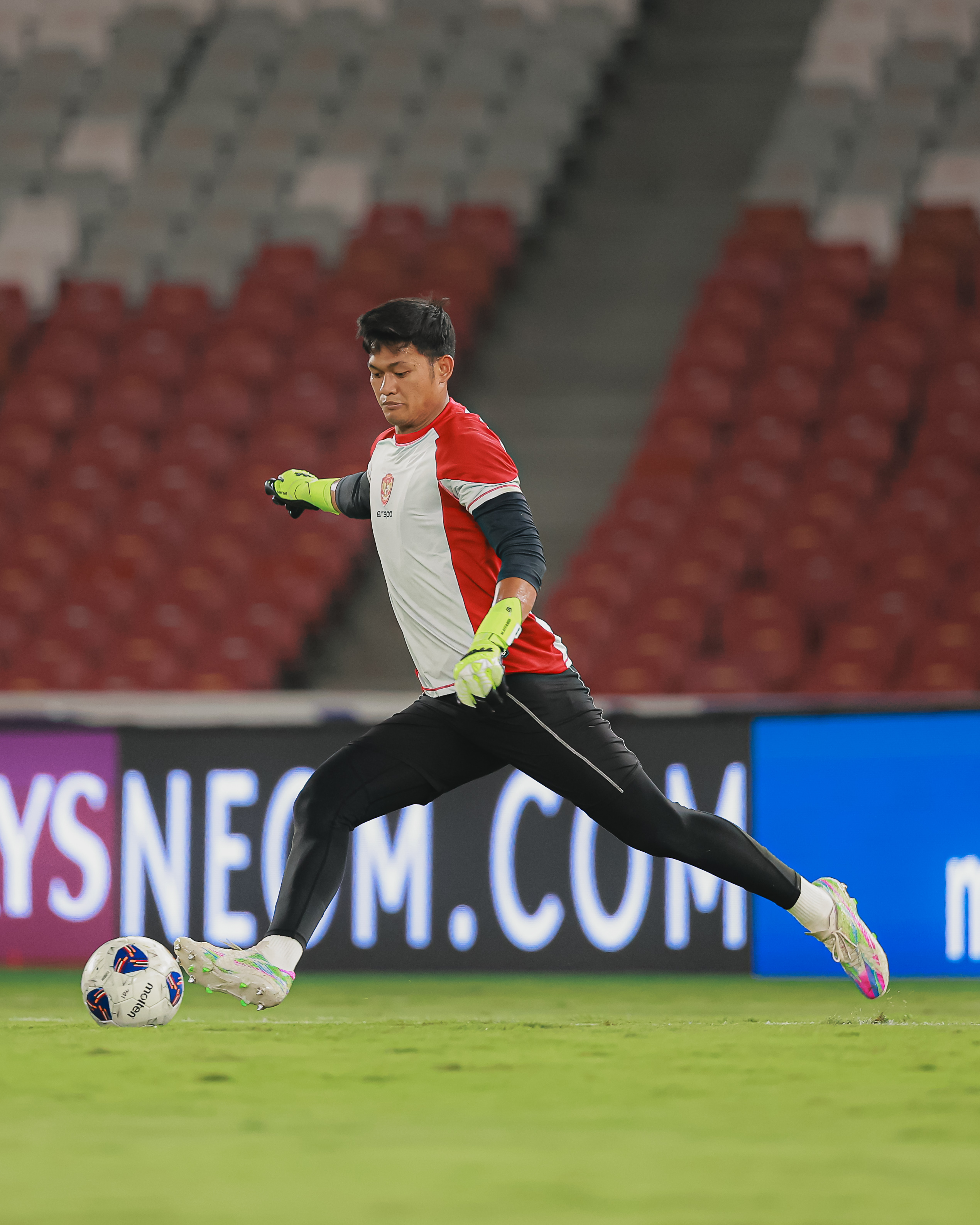 M. Riyandi saat gabung skuad timnas Indonesia di kualifikasi Piala Dunia