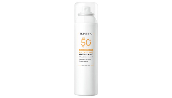 Skintific All Day Light Sunscreen Mist SPF 50 PA++++