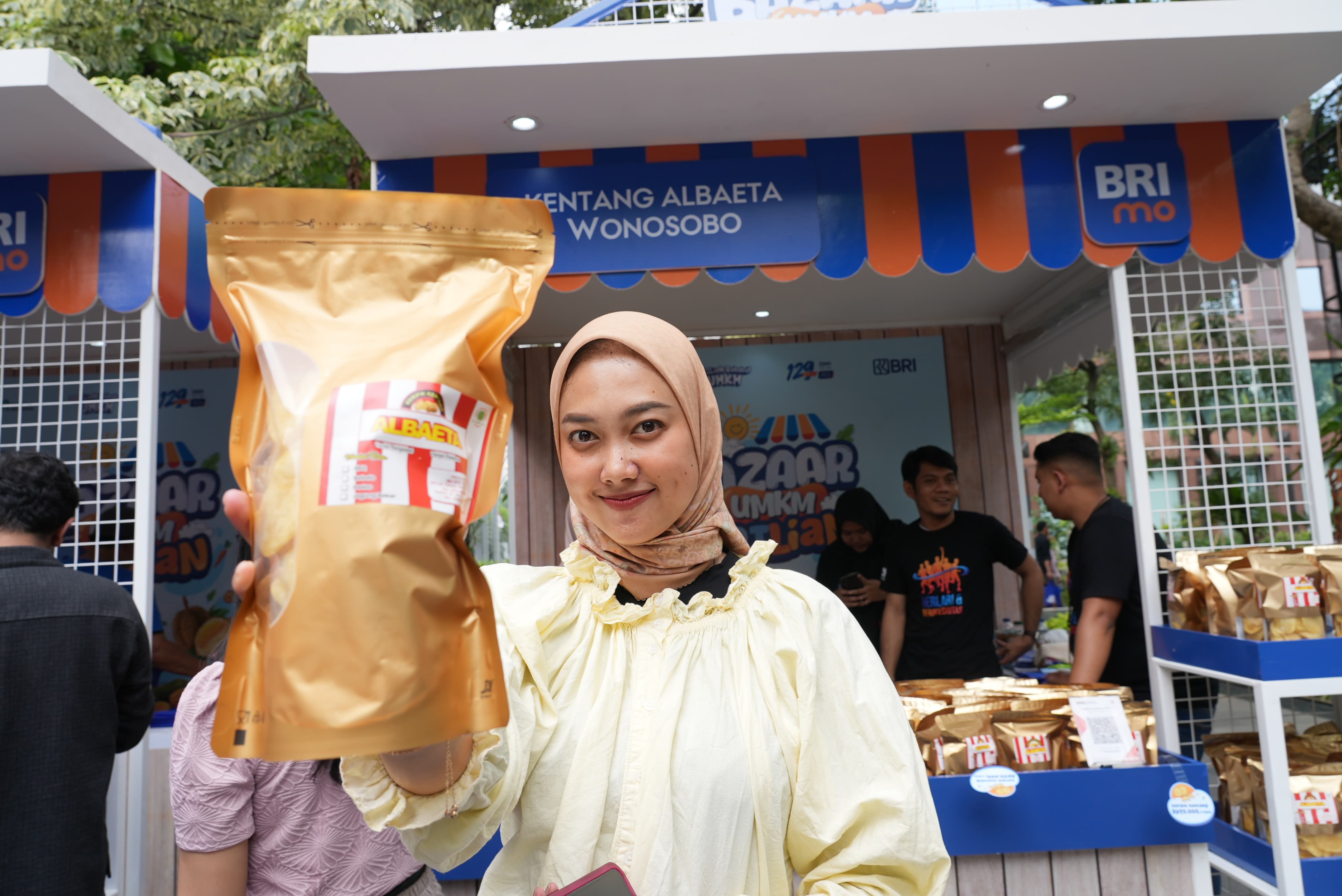UMKM Kentang Albaeta di Desa/Kecamatan Batur, Kabupaten Banjarnegara, Jawa Tengah mampu berkembang pesan bersama BRI..