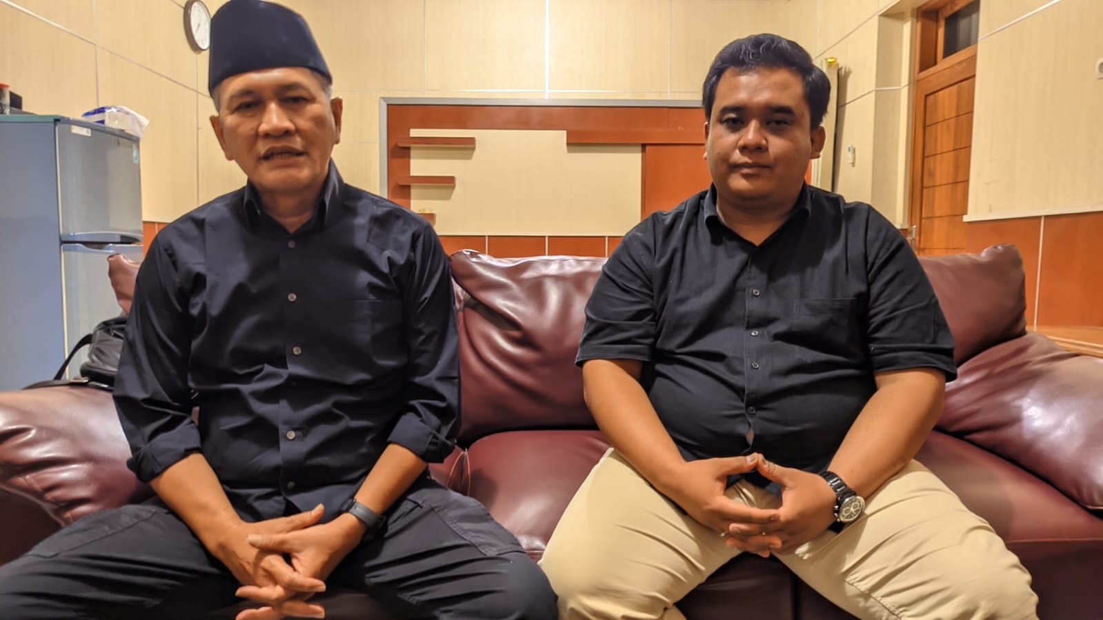 Cabup-Cawabup Wonogiri Setyo Sukarno-Imron Rizkyarno beri keterangan pers, Rabu (27/12/2024).