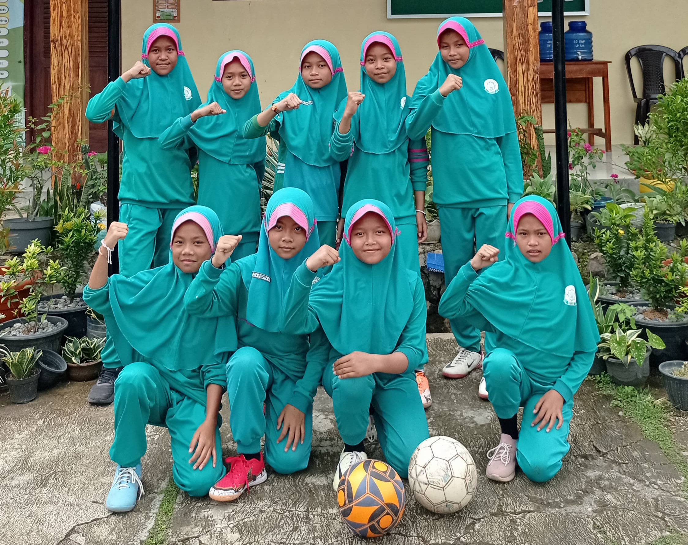 Tim Futsal Putri SD Muhammadiyah Baitul Fallah, Mojogedang, Karanganyar