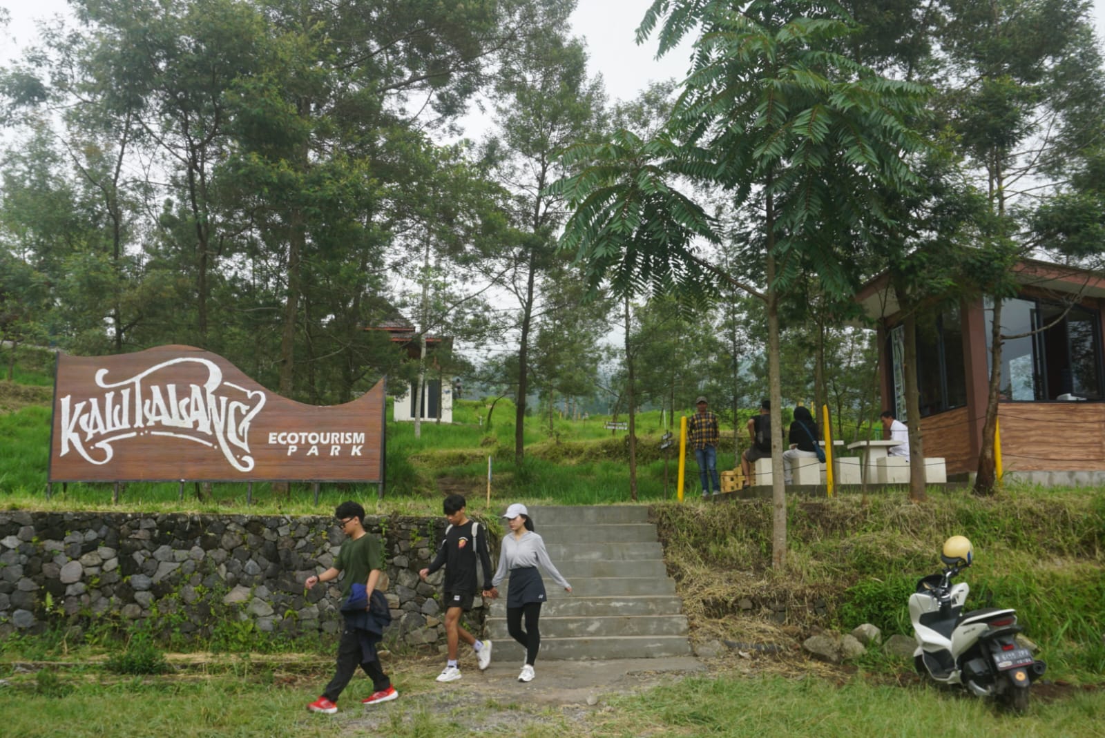 Ekowisata Kali Talang di Desa Balerante, Kecamatan Kemalang, Klaten. (Angga Purenda/Radar Solo)