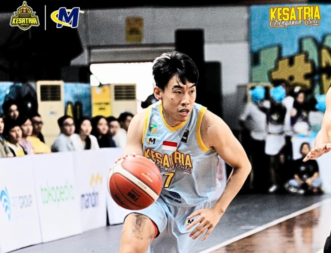 Andre Adrianno saat bermain dengan Kesatria Bengawan Solo (KBS) di IBL musim lalu