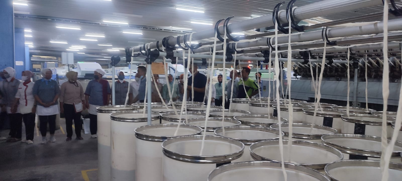 Salah satu pabrik tekstil di Kabupaten Sragen. (Ahmad Khairudin/Radar Solo)