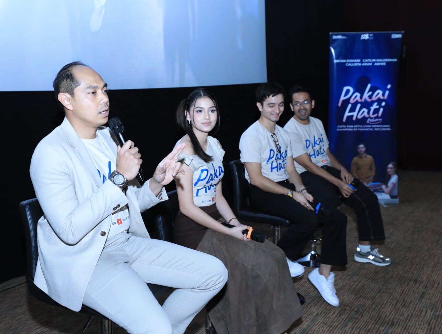 BRI gelar Gala Premier Web Series Pakai Hati Reborn, Sabtu (14/11/2024) di XXI Plaza Senayan, Jakarta.