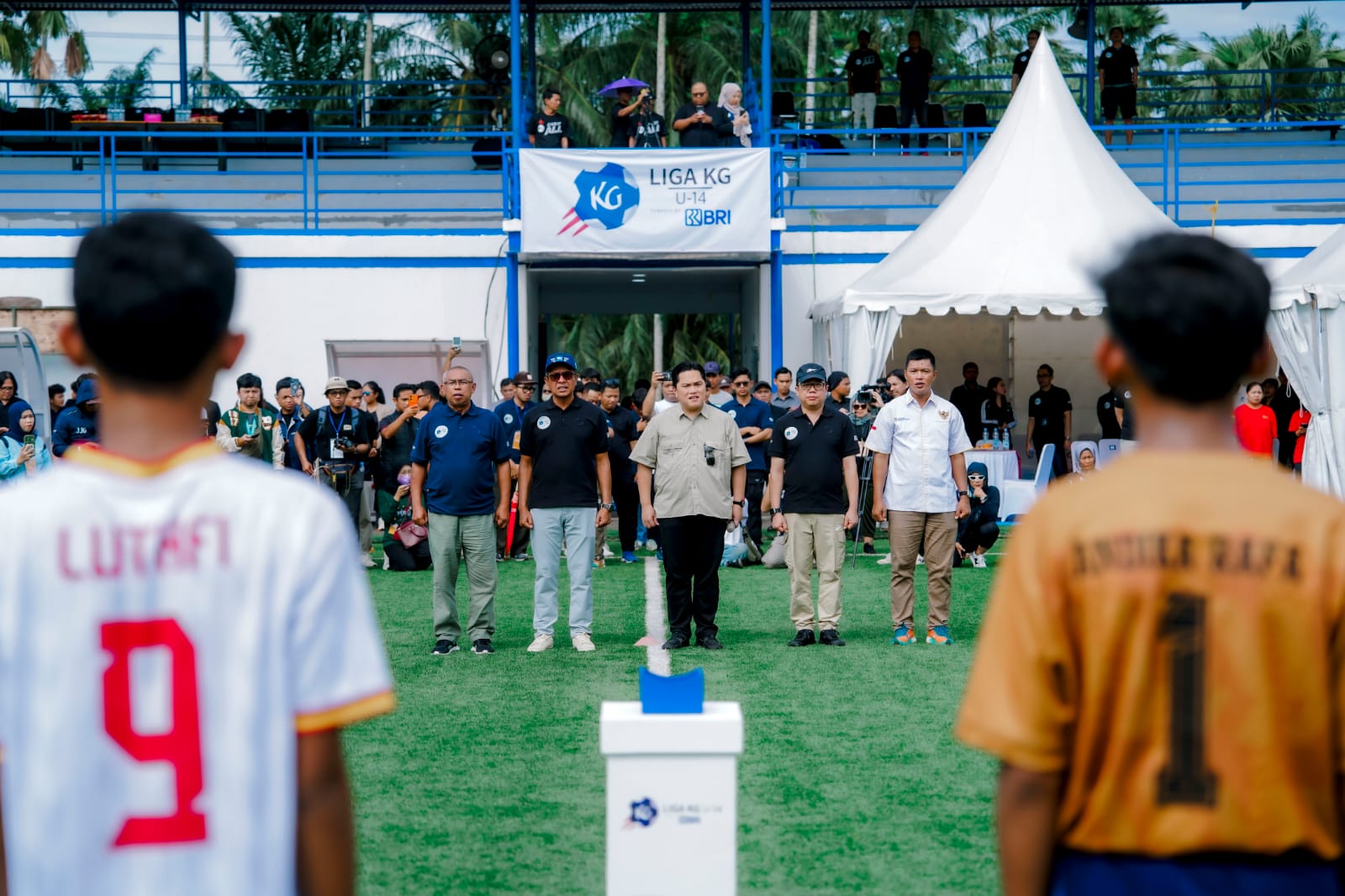 Liga Kompas (LKG) U-14 Powered by BRI di Lapangan Kera Sakti, Puspitek, Tangerang Selatan.