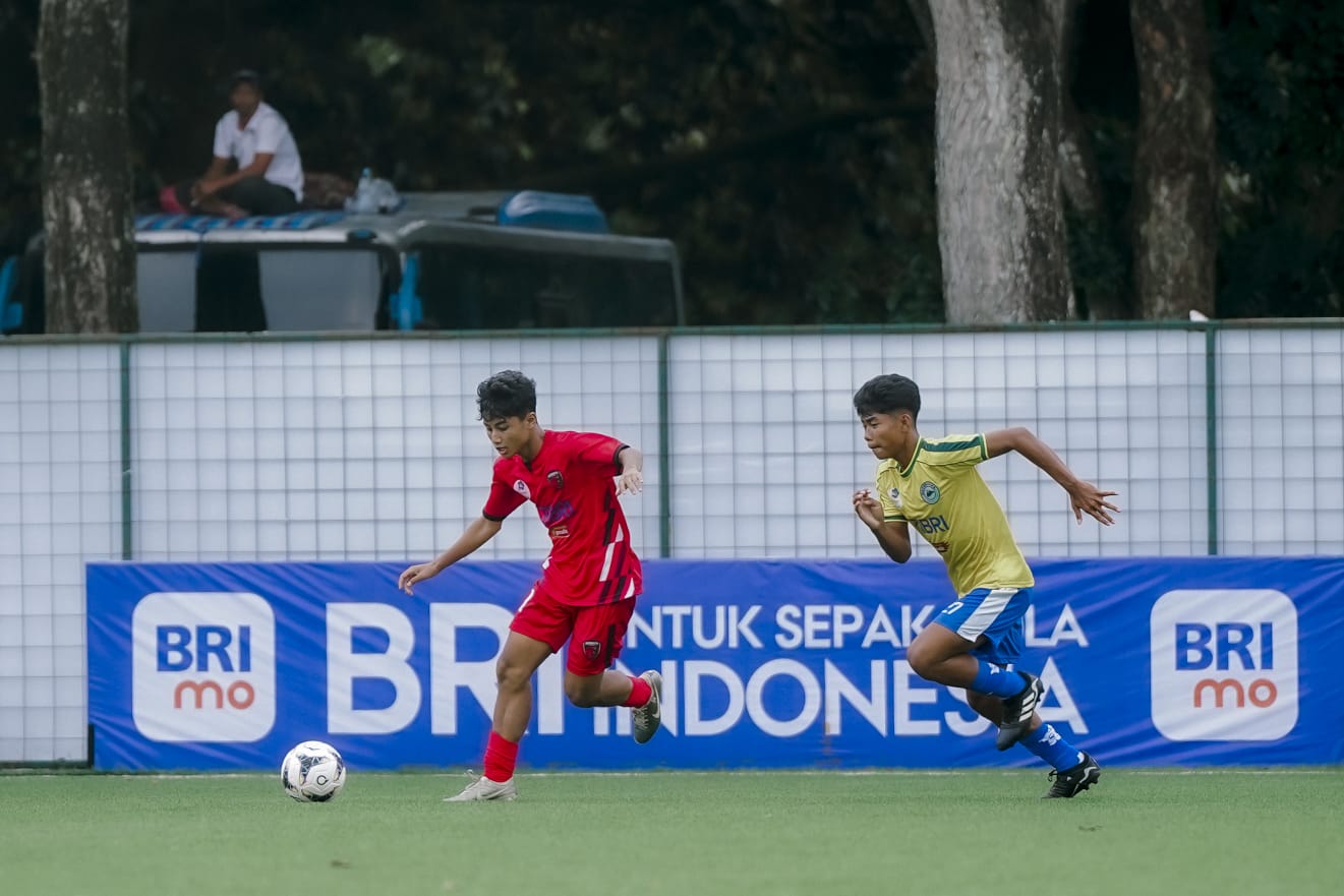 Liga Kompas (LKG) U-14 Powered by BRI di Lapangan Kera Sakti, Puspitek, Tangerang Selatan.
