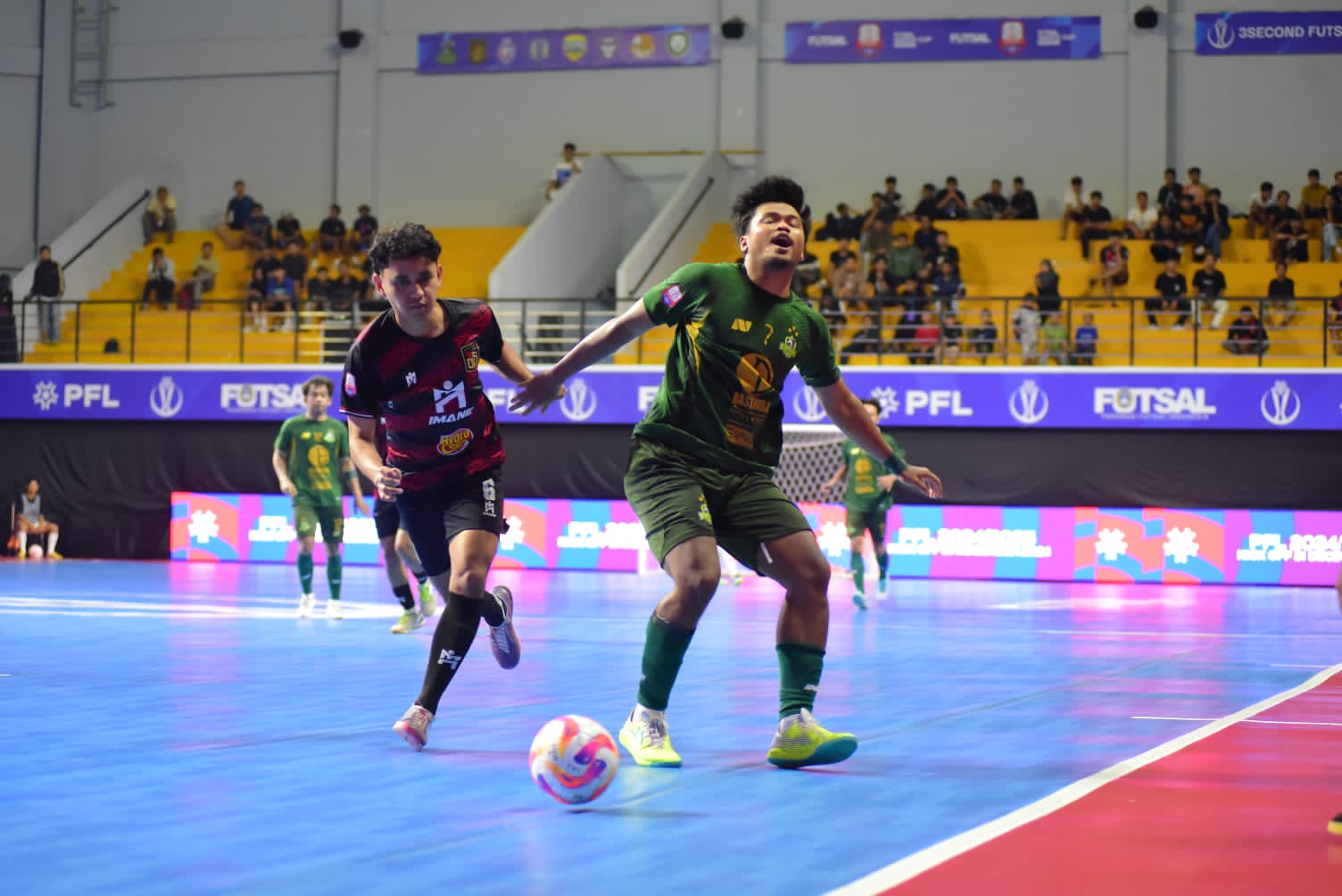 Pertandingan 3Second Futsal Super Cup 2024 di GOR Bung Karno, Minggu (15/12/2024) malam.