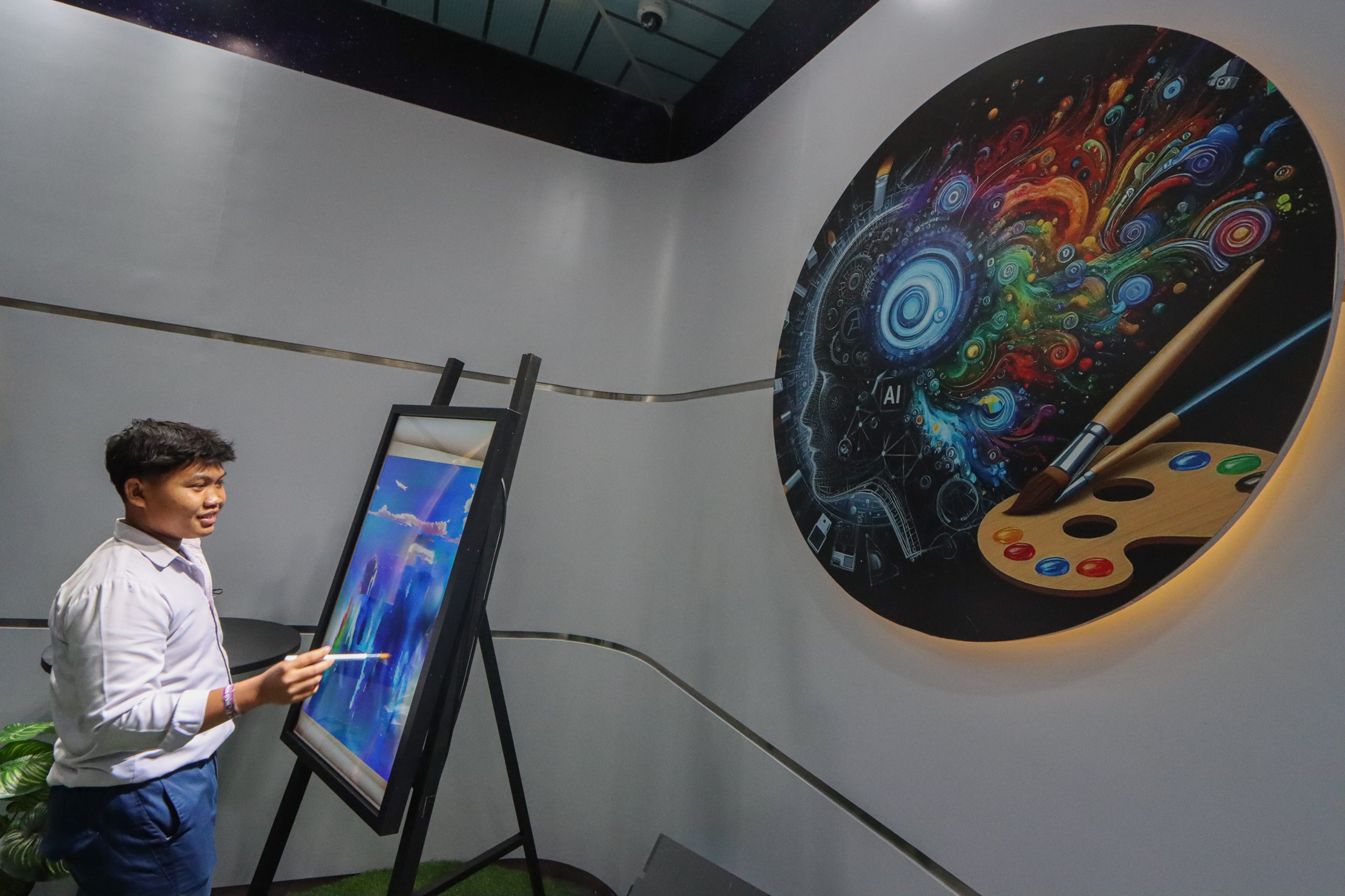 AI Experience Center di Solo Technopark  Solo. (M Ihsan/Radar Solo)