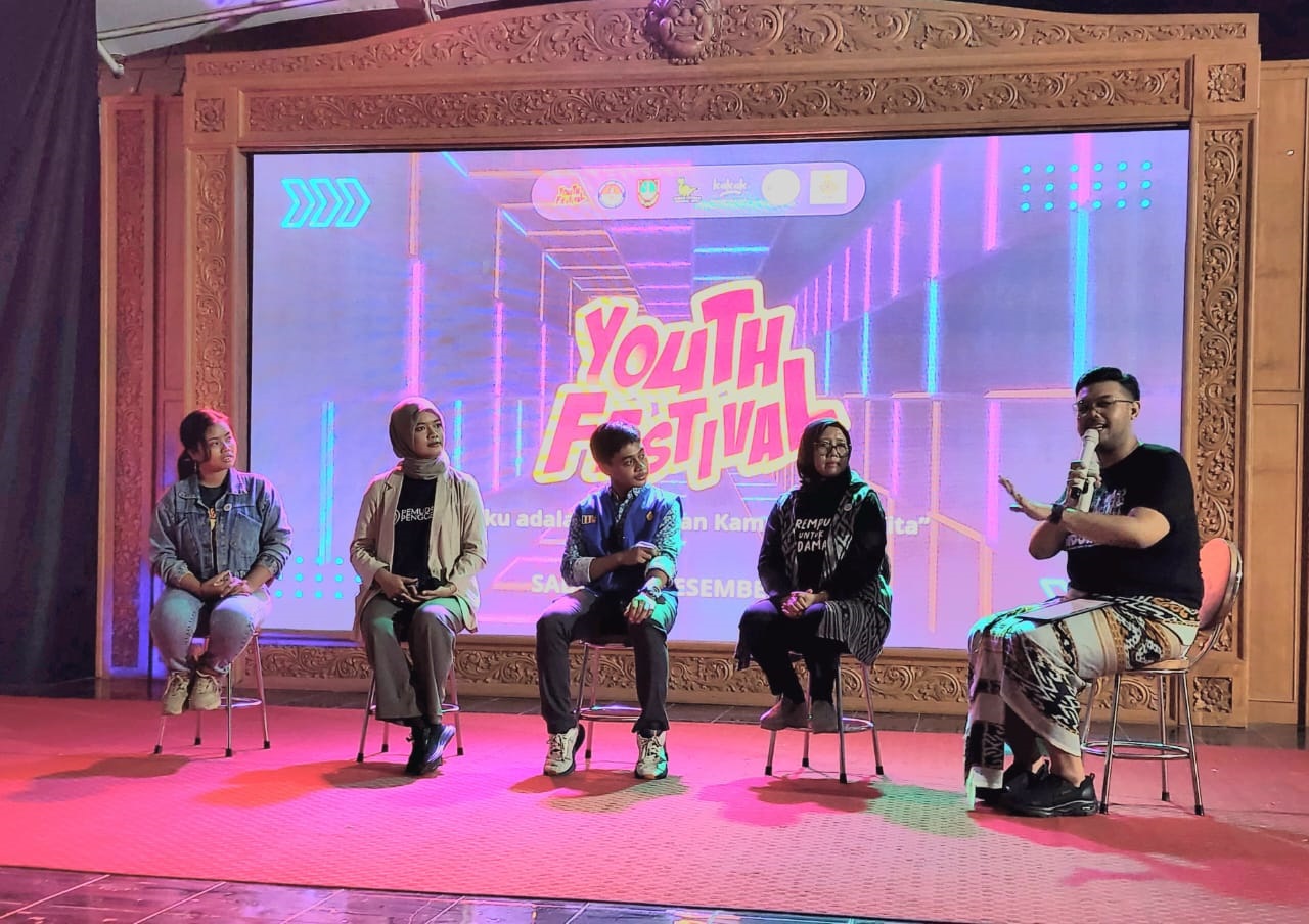 Youth Festival 2024 di Taman Cerdas Soekarno-Hatta, Sabtu (21/12/2024) yang diikuti pemuda Kelurahan Jebres, Solo. (Silvester Kurniawan/Radar Solo)