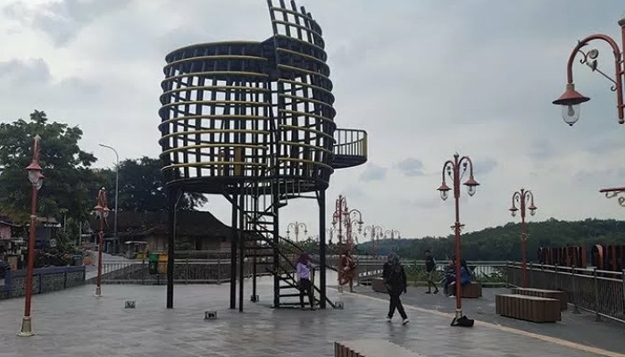 Objek wisata New Kemukus di Kecamatan Sumberlawang, Kabupaten Sragen. (Ahmad Khairudin/Radar Solo)
