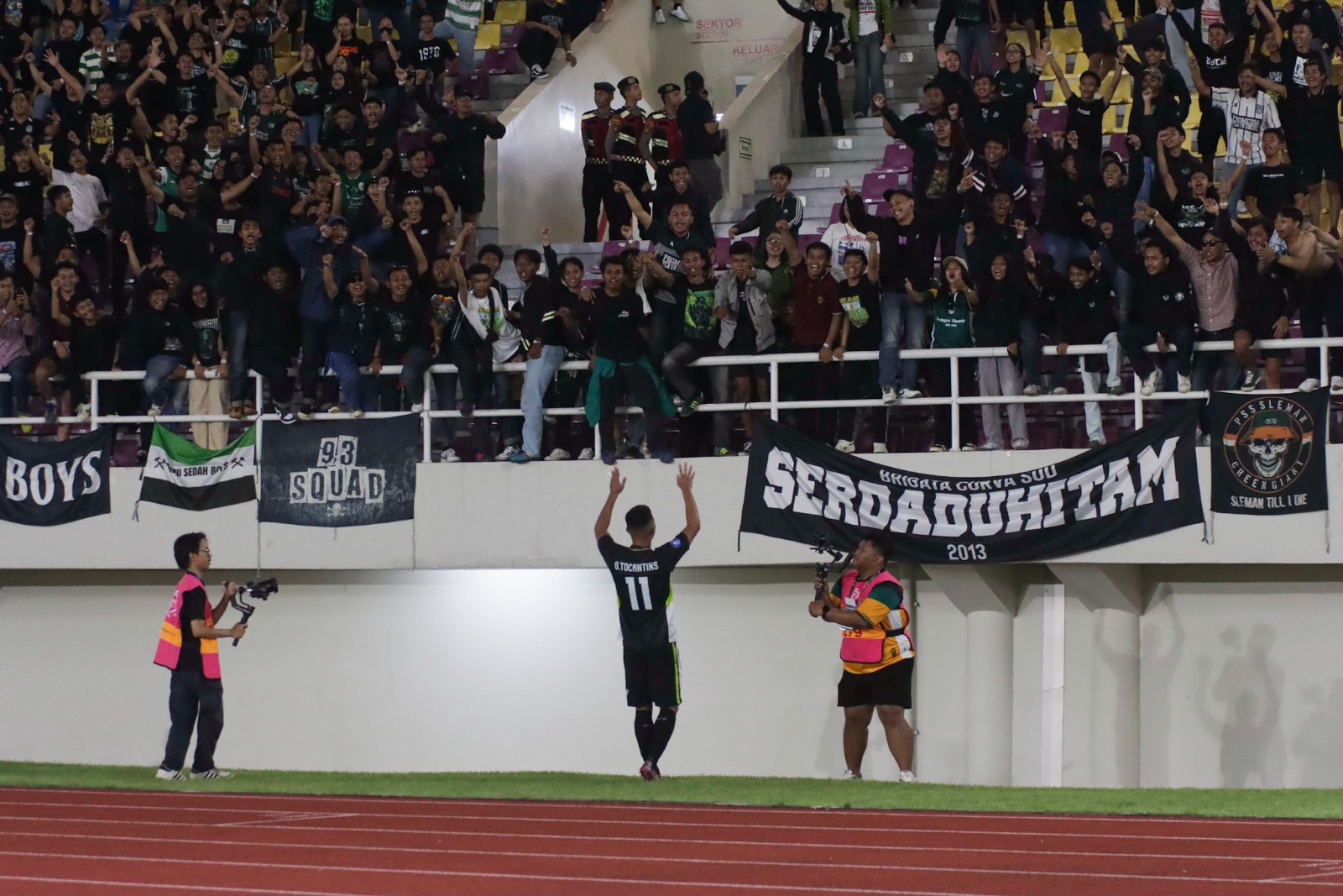 Laga PSS Sleman di Stadion Manahan, Jumat (27/12/2024).