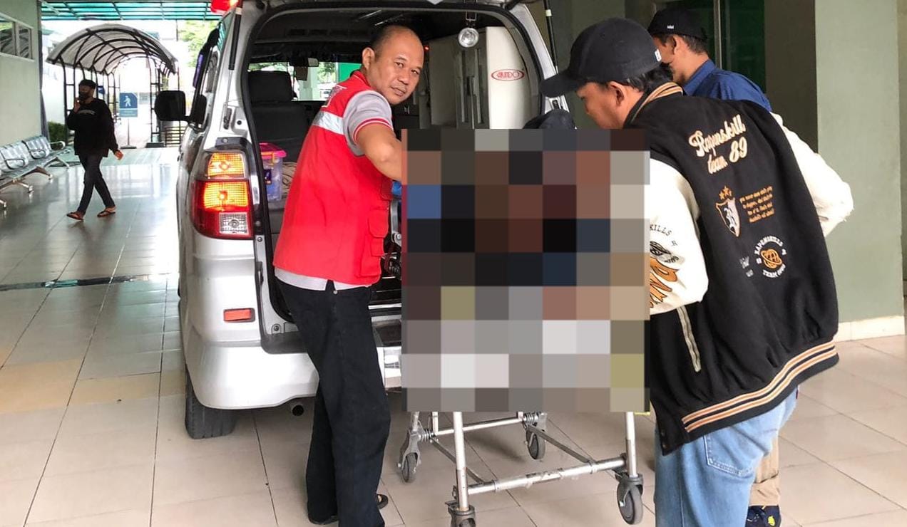Korban kecelakaan meninggal di Kecamatan Gondang, Sragen, Rabu (1/1/2025). (Ahmad Khairudin/Radar Solo)