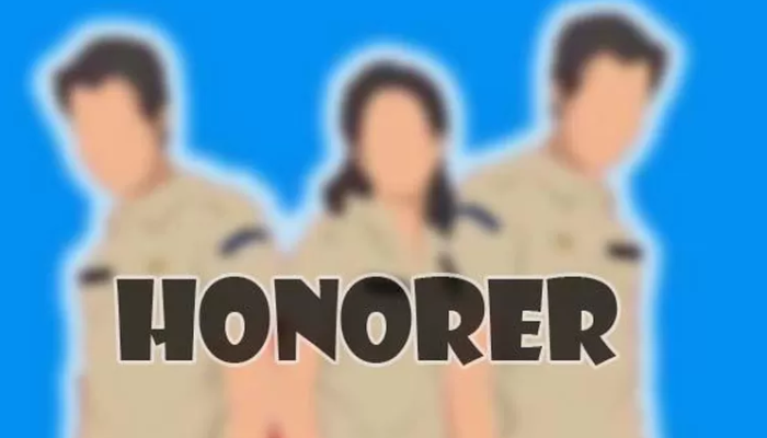 Ilustrasi guru honorer.