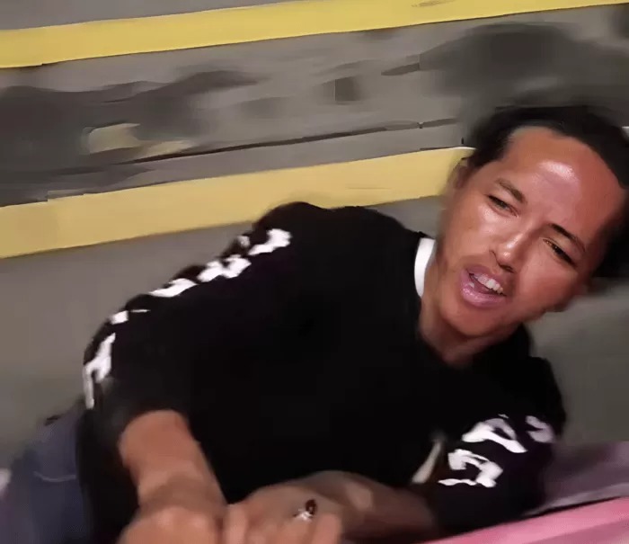 Tangkapan layar video viral yang diunggah oleh akun instagram @bacottetangga.co.