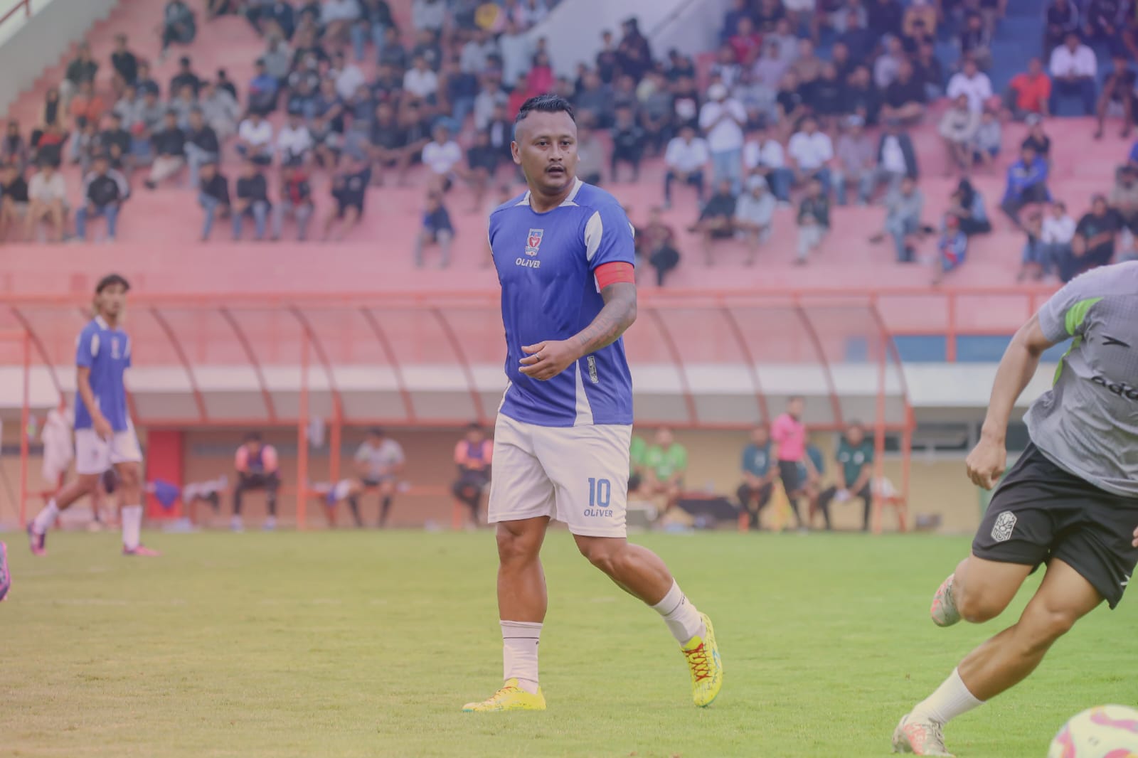 Striker Persebi Boyolali Joko Sasongko.