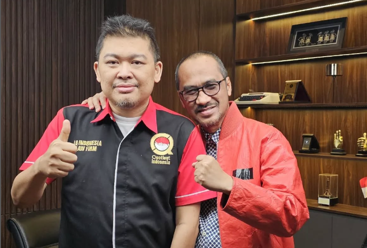 Mendingan Alvin Lim bersama mantan Ketua KPK Abraham Samad.