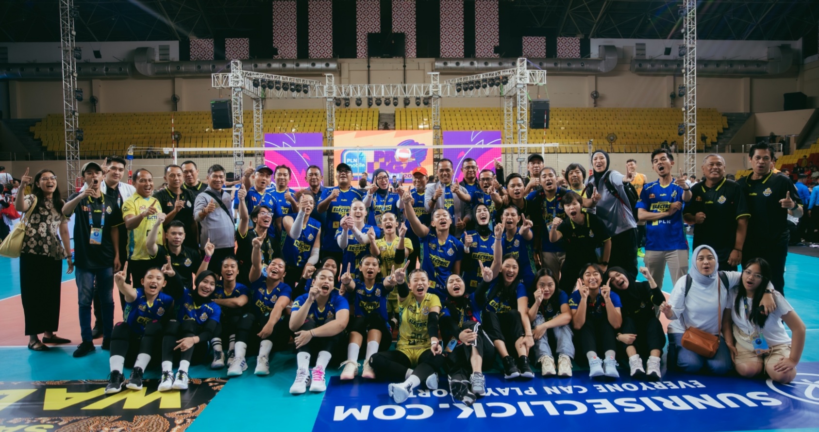 Tim Jakarta Electric PLN (JEP) dalam ajang Proliga 2025.