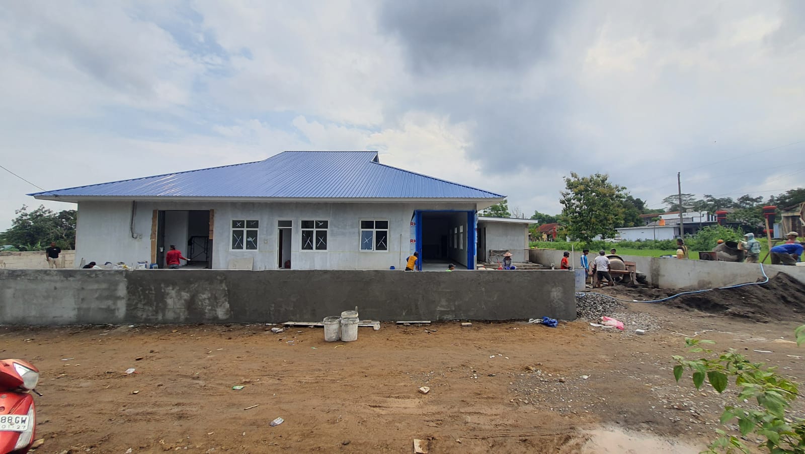Bangunan SPPG di Dusun Surodadi RT 005 RW 014, Kelurahan Siswodipuran, Kecamatan Boyolali.