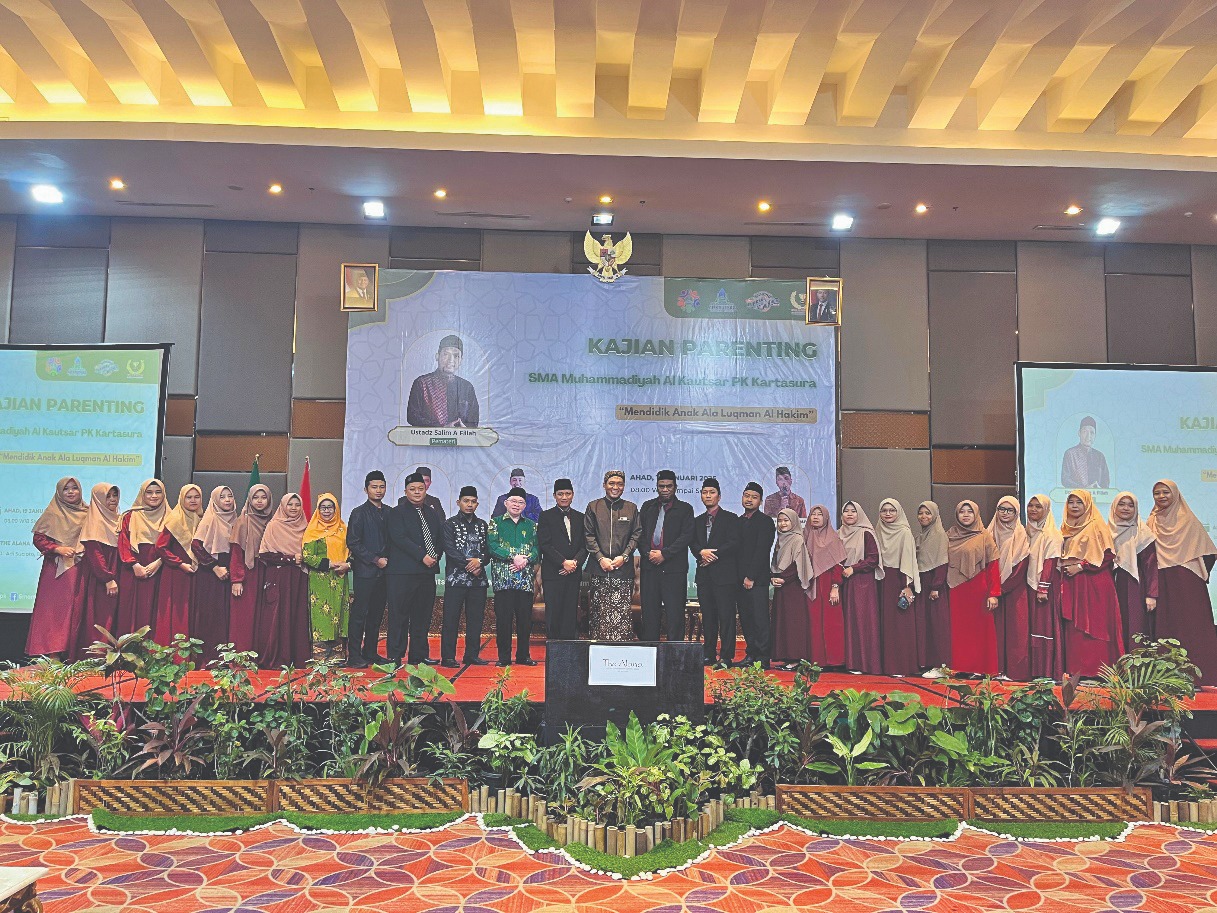 SUKSES: SMA Muhammadiyah Al Kautsar Program Khusus Kartasura menggelar kajian parenting di The Alana Hotel Solo, Minggu (19/1).