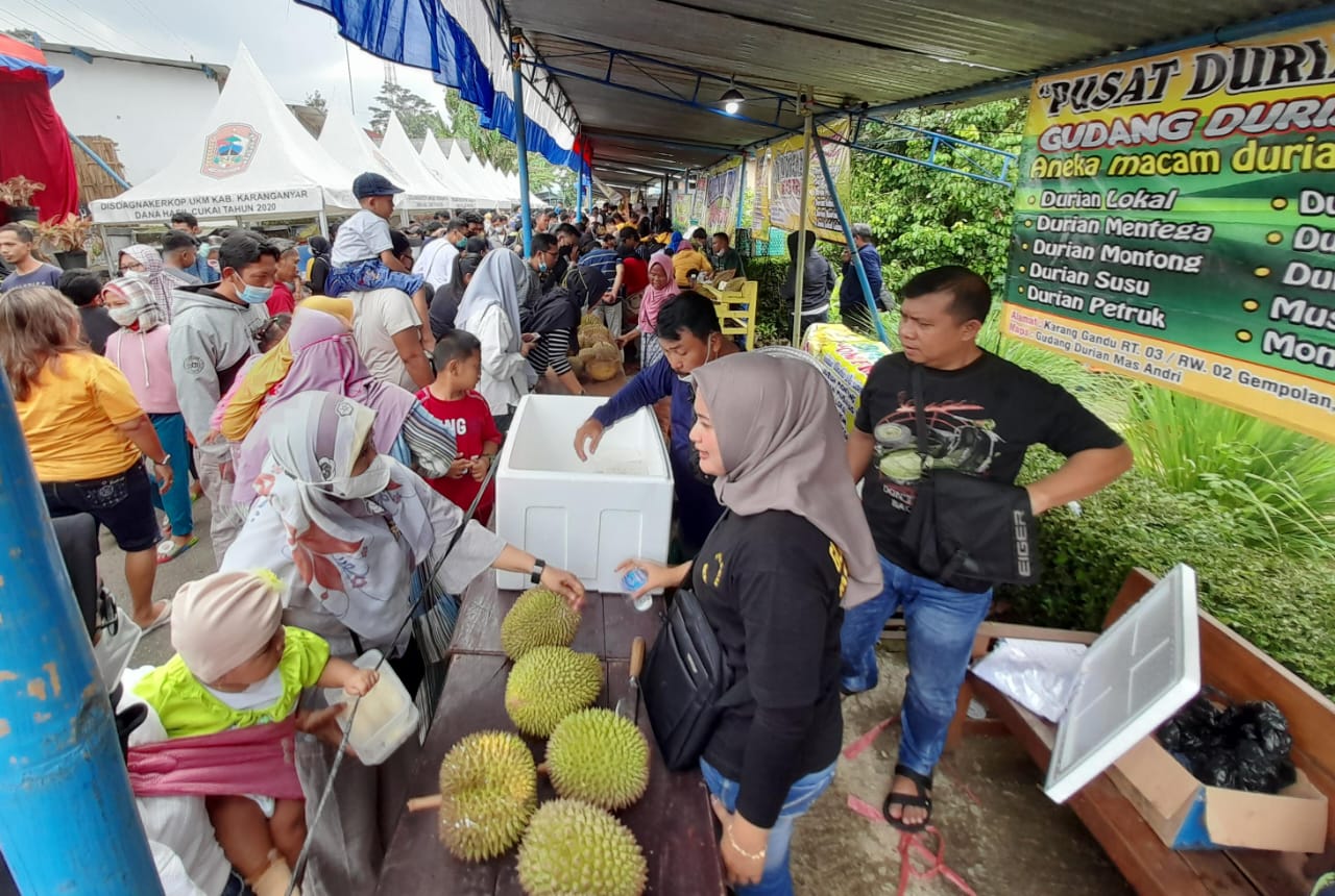 Ilustrasi Festival Durian di Karanganyar.