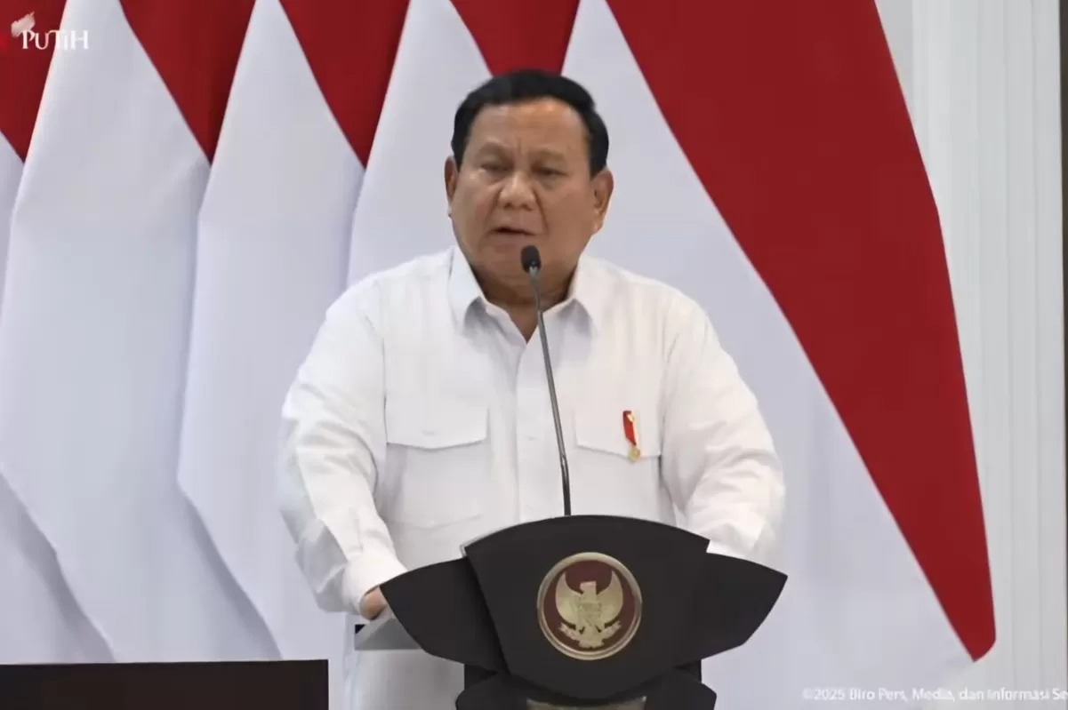 Presiden Prabowo saat memimpin Sidang Kabinet Paripurna di Kompleks Istana Kepresidenan, Jakarta, Rabu (22/1/2025).