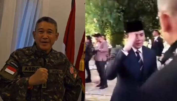 Sosok Mayjen Purn Asro Budi yang viral diberi hormat Seskab Mayor Teddy Indra Wijaya.
