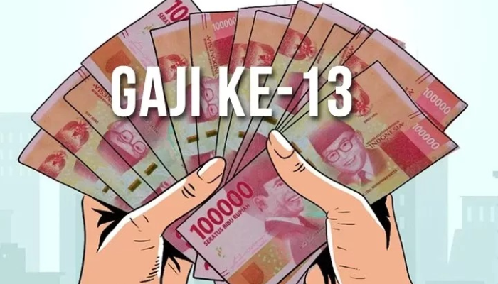 Ilustrasi gaji ke-13.